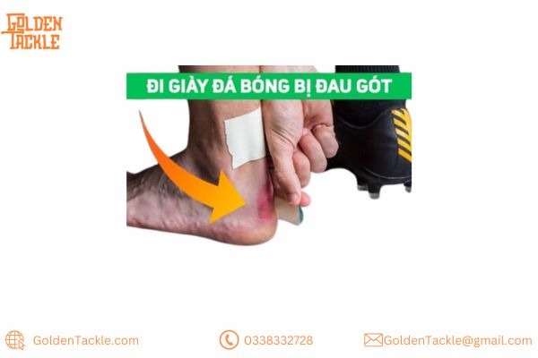 đi giày đá bóng bị đau gót và cách khắc phục